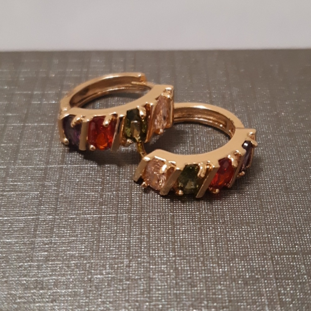 gold plated earrings